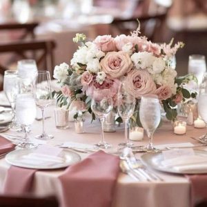 Cách cắm hoa để bàn khách cực sang