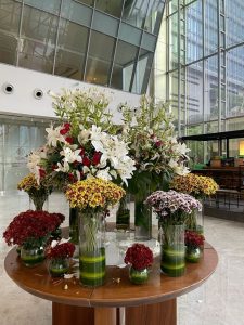 Cắm hoa đại sảnh đẹp, nhẹ nhàng