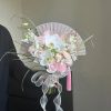 Hoa cưới cầm tay - Quạt nơ